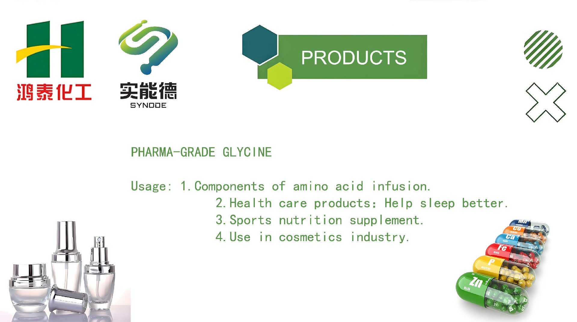 Pharma-Grade Glycine Usage